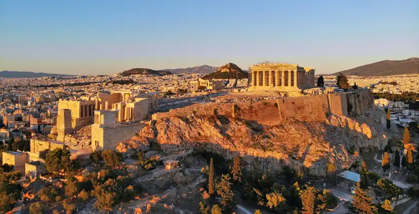 Blick &uuml;ber Athen, Griechenland