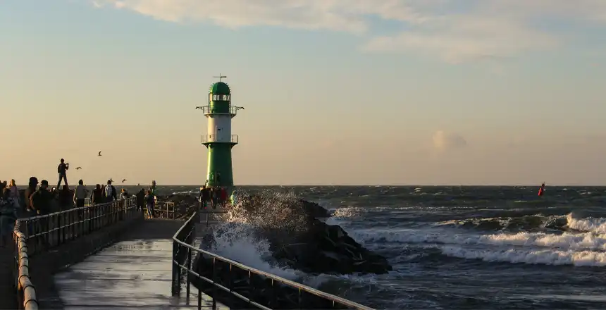 Westmole in Rostock