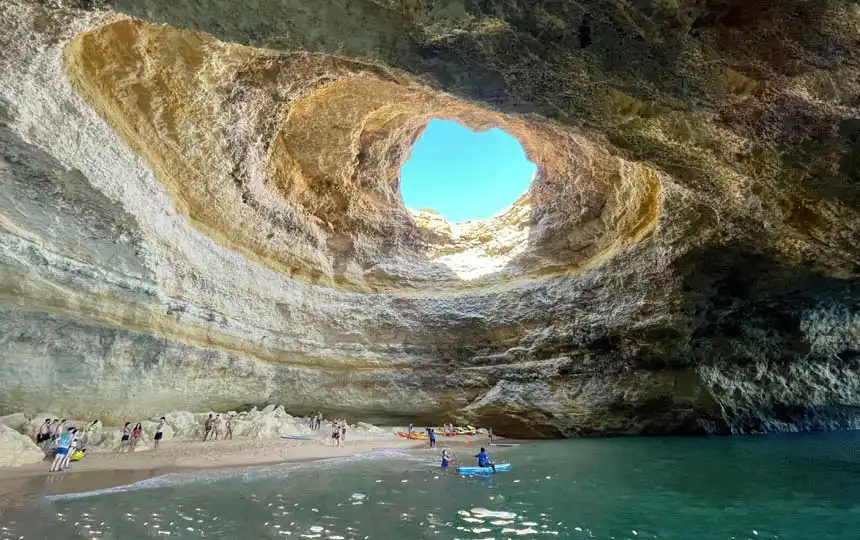 H&ouml;hle von Benagil in Portugal