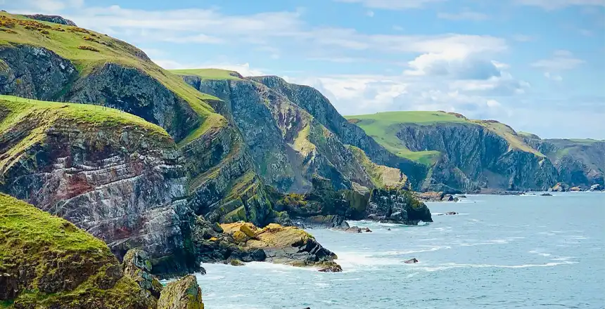 Klippen von St. Abbs, Schottland