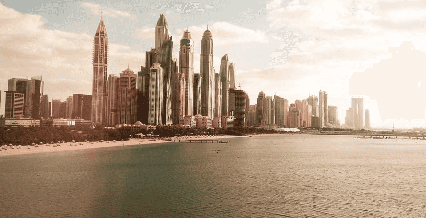 Panorama von Dubai